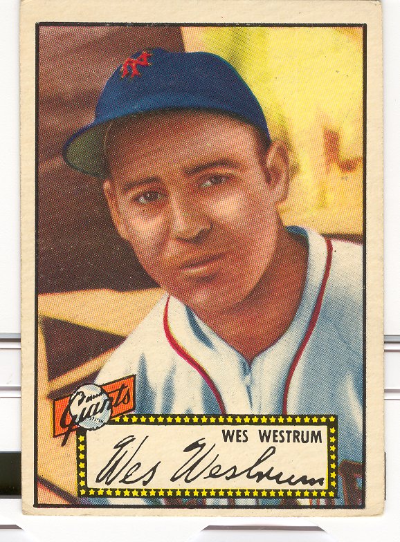 1952 Topps #75 Wes Westrum