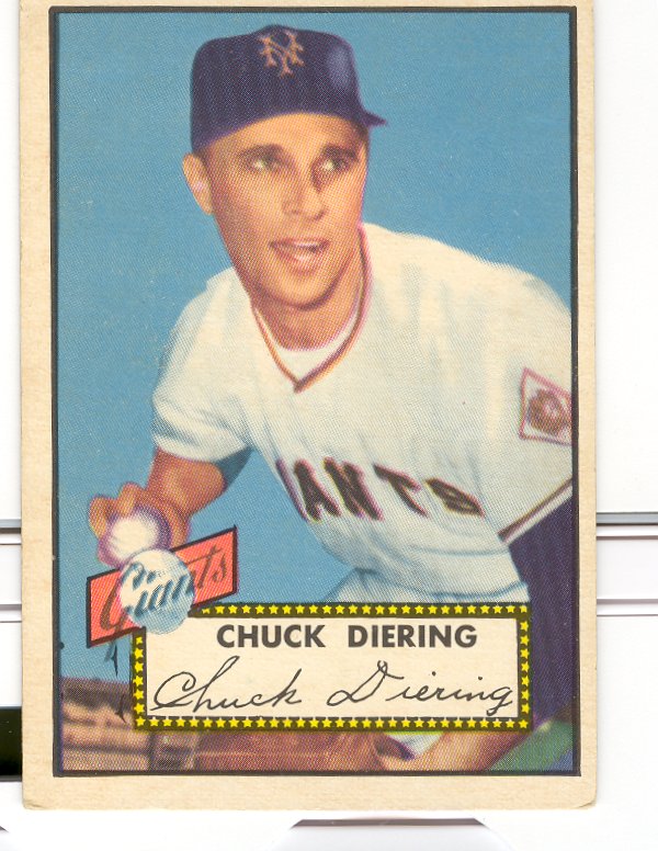 1952 Topps #265 Chuck Diering