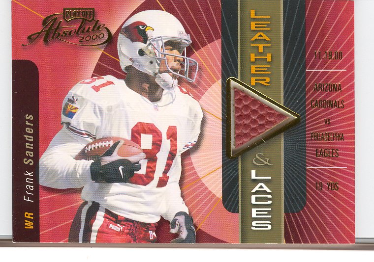 2000 Absolute Leather and Laces #FS81 Frank Sanders/350