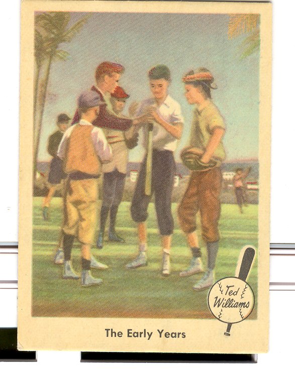 1959 Fleer Ted Williams #1 The Early Years