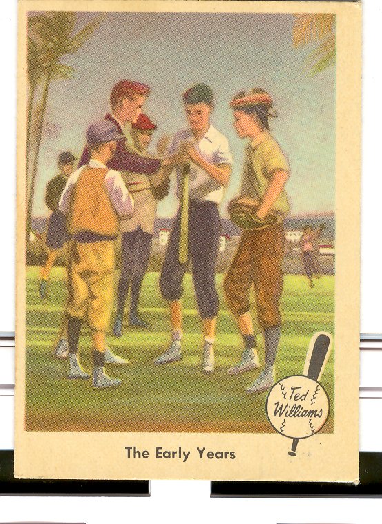 1959 Fleer Ted Williams #1 The Early Years