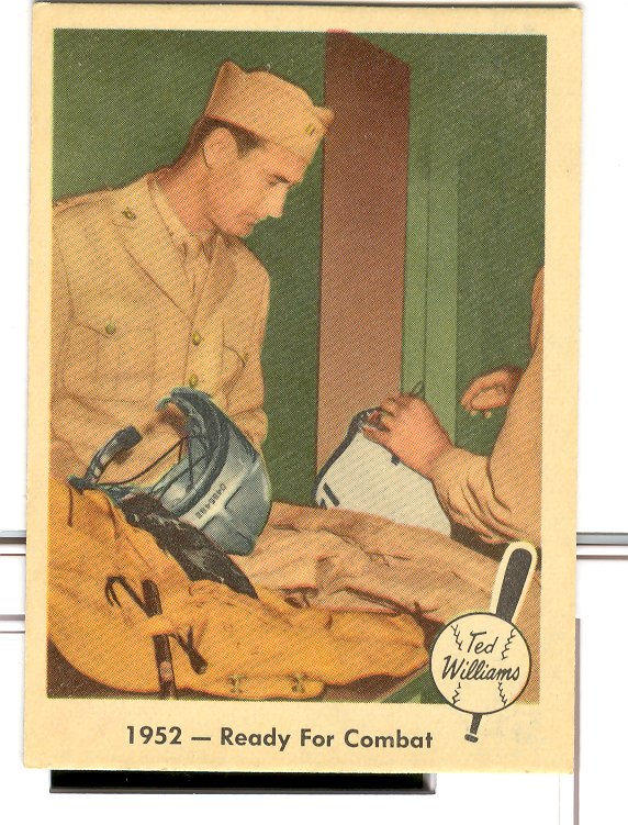 1959 Fleer Ted Williams #46 Ready for Combat