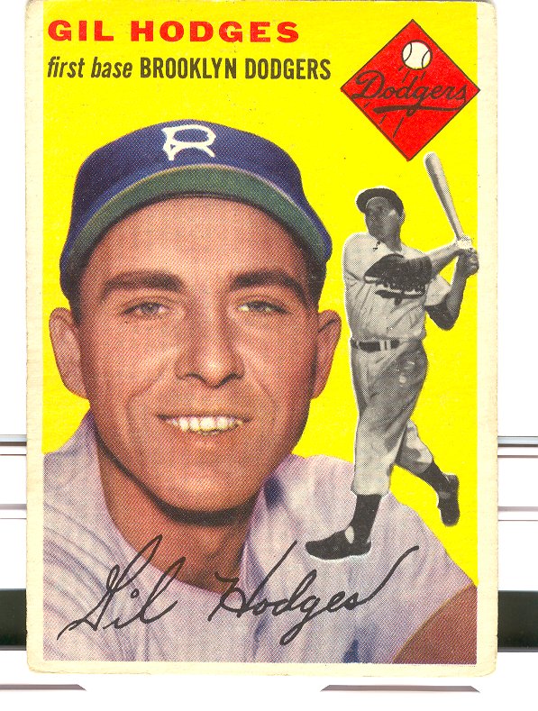 1954 Topps #102 Gil Hodges