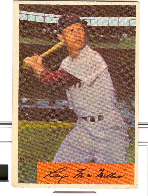 1954 Bowman #12A Roy McMillan 551/1290 At Bat