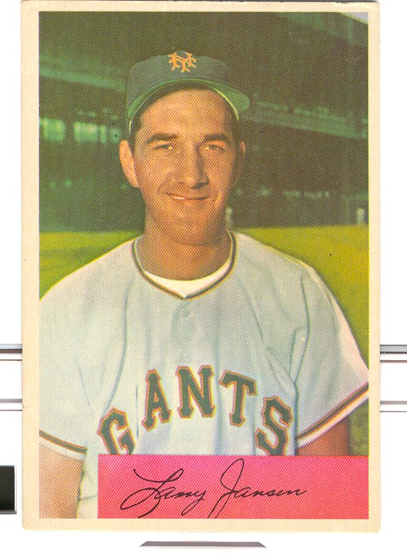 1954 Bowman #169 Larry Jansen