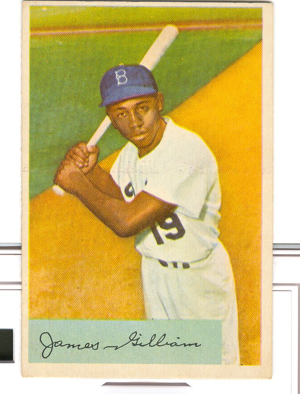 1954 Bowman #74 Jim Gilliam