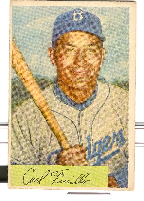 1954 Bowman #122 Carl Furillo