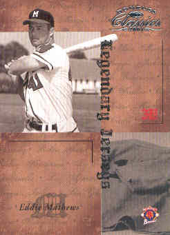 2004 Donruss Classics Legendary Jerseys #31 Eddie Mathews