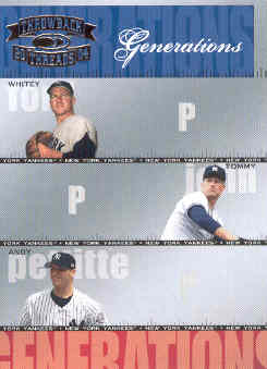 2004 Throwback Threads Generations #18 Ford/John/Pettitte
