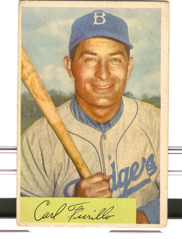 1954 Bowman #122 Carl Furillo