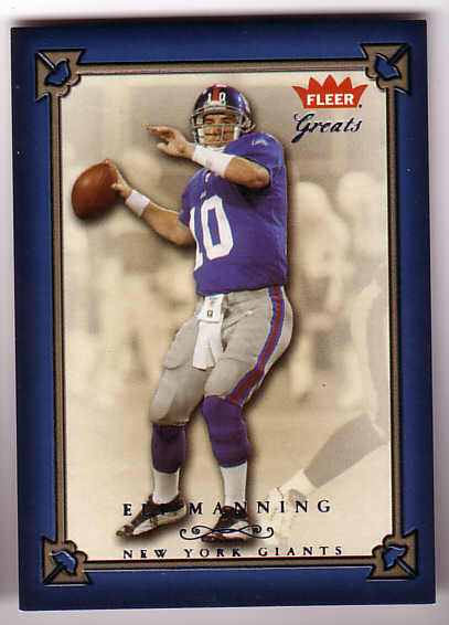 2004 Greats of the Game #71 Eli Manning RC