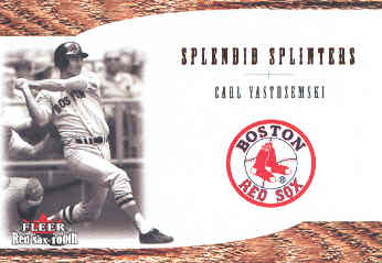 2001 Fleer Red Sox 100th Splendid Splinters #SS4 Carl Yastrzemski