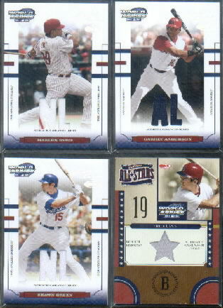 2004 Donruss World Series Playoff All-Stars Material 1 #14 Fred Lynn Jsy/50