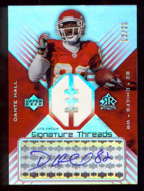 2004 Reflections Signature Threads LTD Patch #STPDH Dante Hall