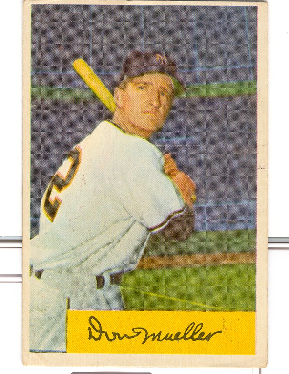 1954 Bowman #73 Don Mueller
