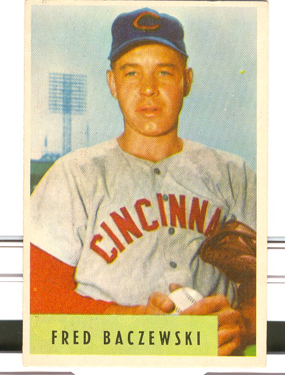 1954 Bowman #60 Fred Baczewski RC