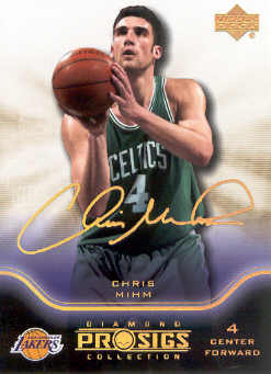 2004-05 Upper Deck Pro Sigs Gold #38 Chris Mihm