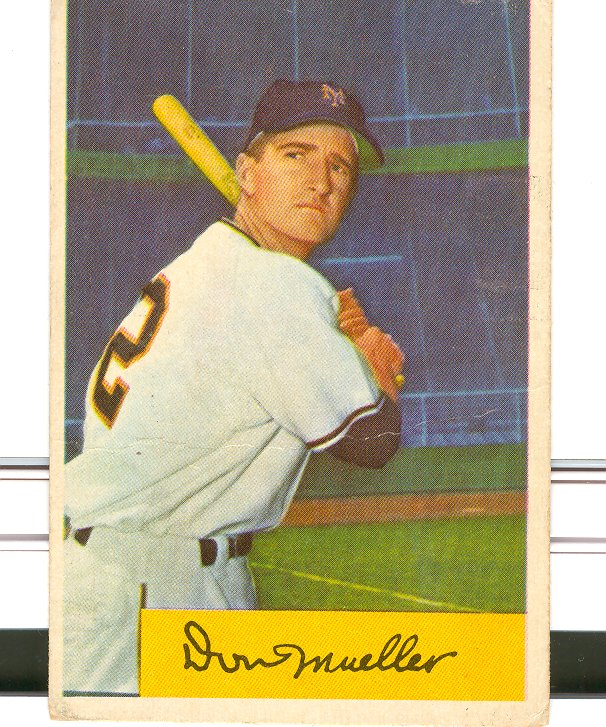 1954 Bowman #73 Don Mueller