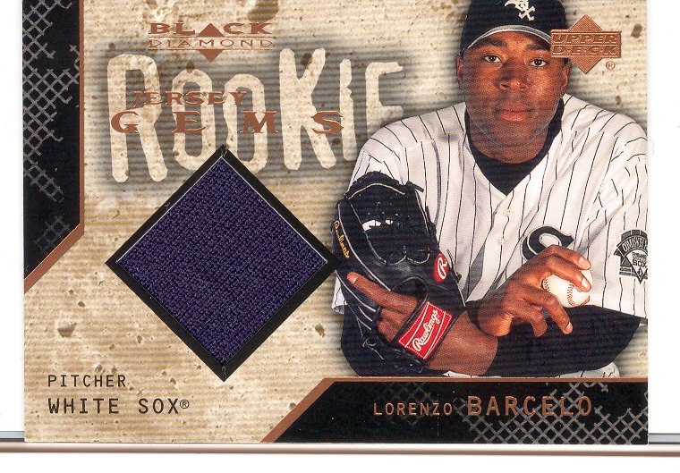 2000 Black Diamond Rookie Edition #135 Lorenzo Barcelo JSY RC