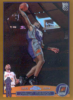 2003-04 Topps Chrome Refractors Gold #28 Shawn Marion