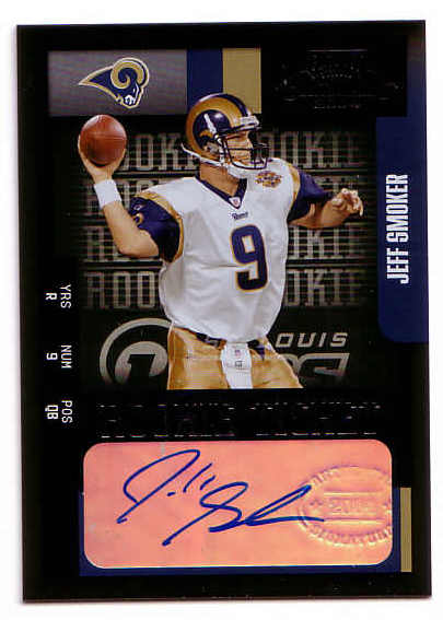 2004 Playoff Contenders #139 Jeff Smoker AU RC