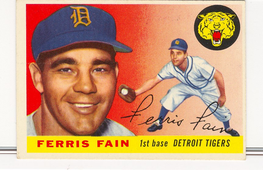 1955 Topps #11 Ferris Fain
