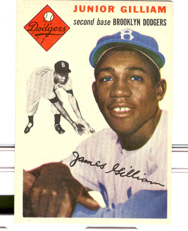 1954 Topps #35 Jim Gilliam