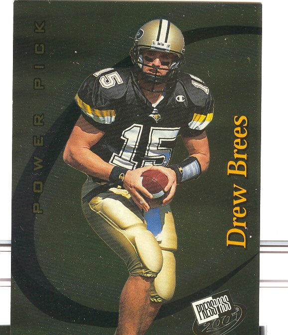 2001 Press Pass #46 Drew Brees PP