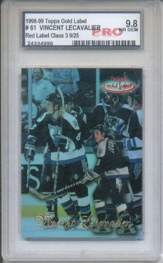 1998-99 Topps Gold Label Class 3 Red #61 Vincent Lecavalier