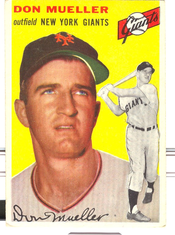 1954 Topps #42 Don Mueller