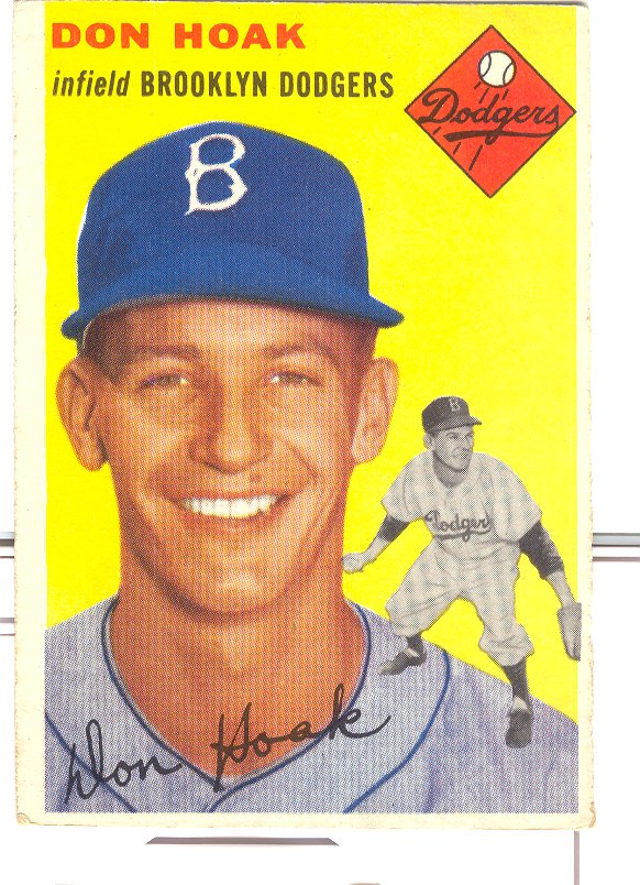 1954 Topps #211 Don Hoak