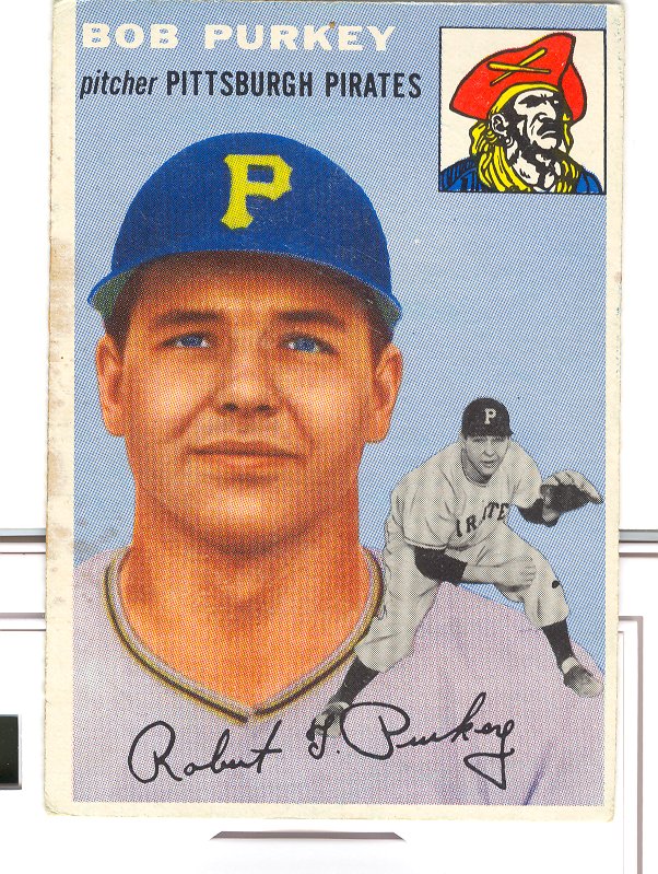1954 Topps #202 Bob Purkey RC