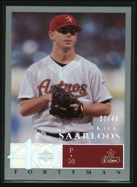 2003 Upper Deck 40-Man Rainbow #381 Kirk Saarloos