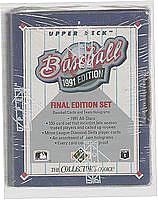 1991 Upper Deck Final Edition baseball set - PEDRO MARTINEZ' only RC, Other RCs: Thome, Lofton, Klesko, Ivan Rodriguez