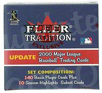 2000 Fleer Tradition complete factory sealed Update baseball set - ROOKIES: Sasaki, Santana, Buehrle, Zito