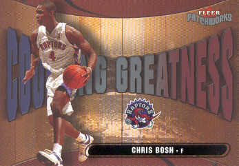 2003-04 Fleer Patchworks Courting Greatness #10 Chris Bosh