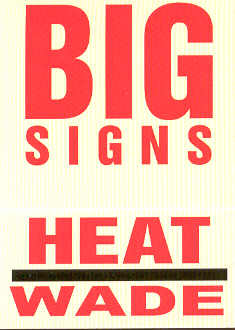 2003-04 Fleer Platinum Big Signs #8 Dwyane Wade
