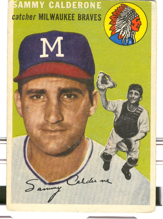 1954 Topps #68 Sam Calderone