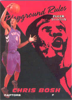 2003-04 Fleer Tradition Playground Rules #4 Chris Bosh
