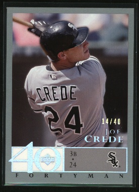 2003 Upper Deck 40-Man Rainbow #318 Joe Crede