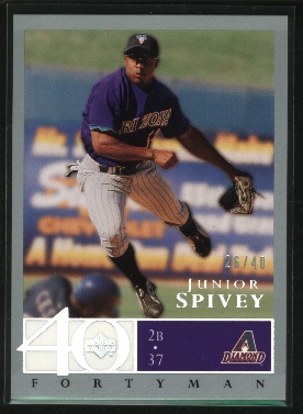 2003 Upper Deck 40-Man Rainbow #493 Junior Spivey