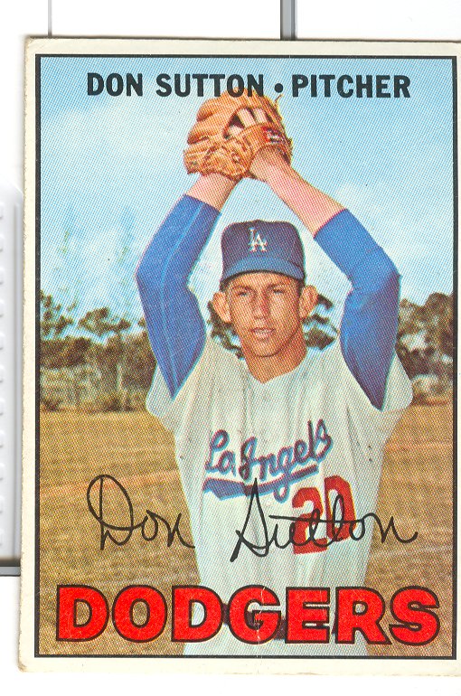 1967 Topps #445 Don Sutton