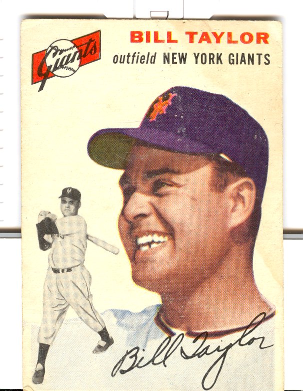 1954 Topps #74 Bill Taylor RC
