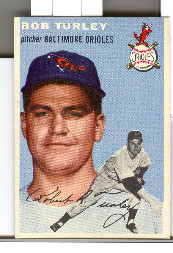 1954 Topps #85 Bob Turley RC