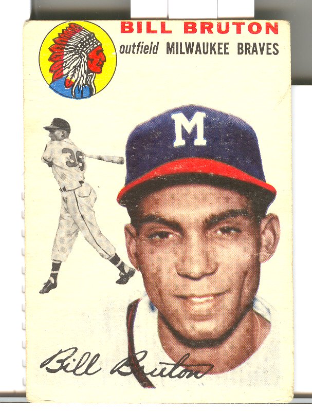 1954 Topps #109 Bill Bruton