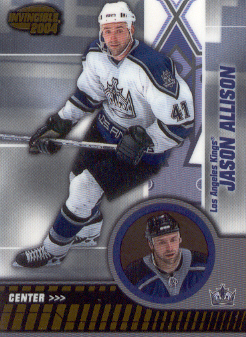 2003-04 Pacific Invincible #44 Jason Allison