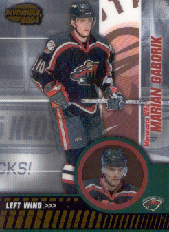 2003-04 Pacific Invincible #48 Marian Gaborik