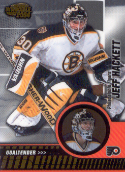2003-04 Pacific Invincible #73 Jeff Hackett