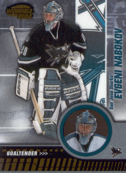 2003-04 Pacific Invincible #84 Evgeni Nabokov