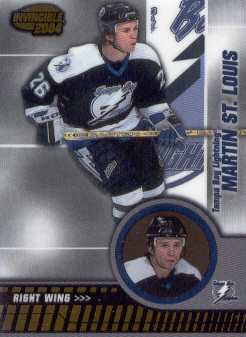 2003-04 Pacific Invincible #88 Martin St. Louis